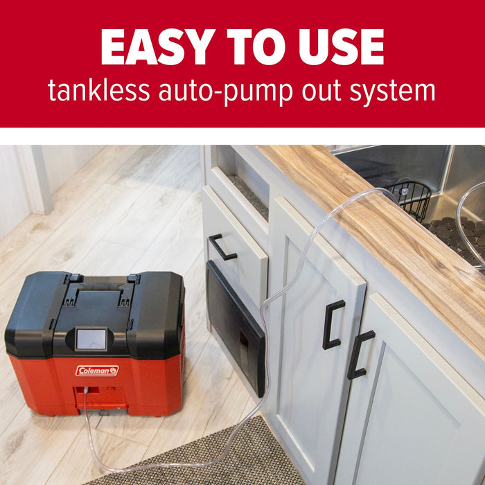 coleman dehumidifier tankless auto-pump system