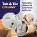 Goodbye Naturally Tub & Tile Cleaner cleans all bathroom
