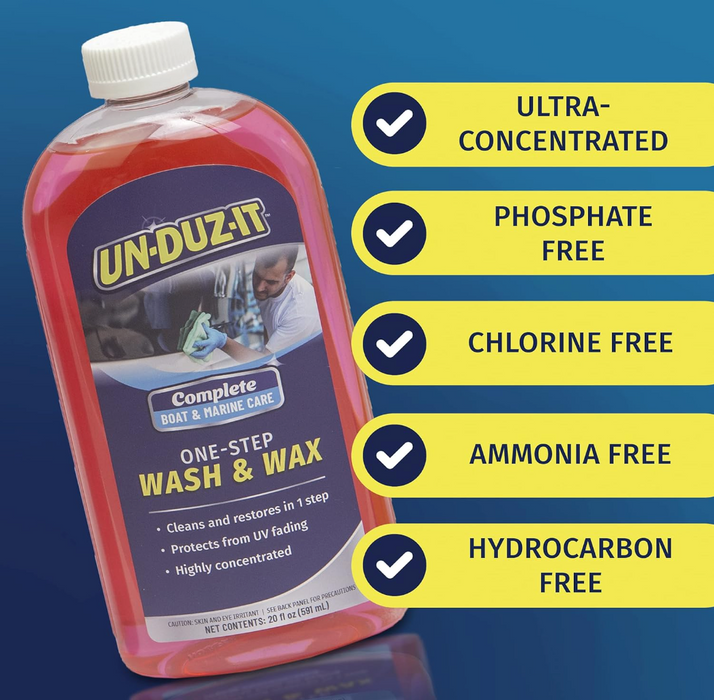 Un-Duz-It One Step Wash and Wax (Boat) ultra concentrated